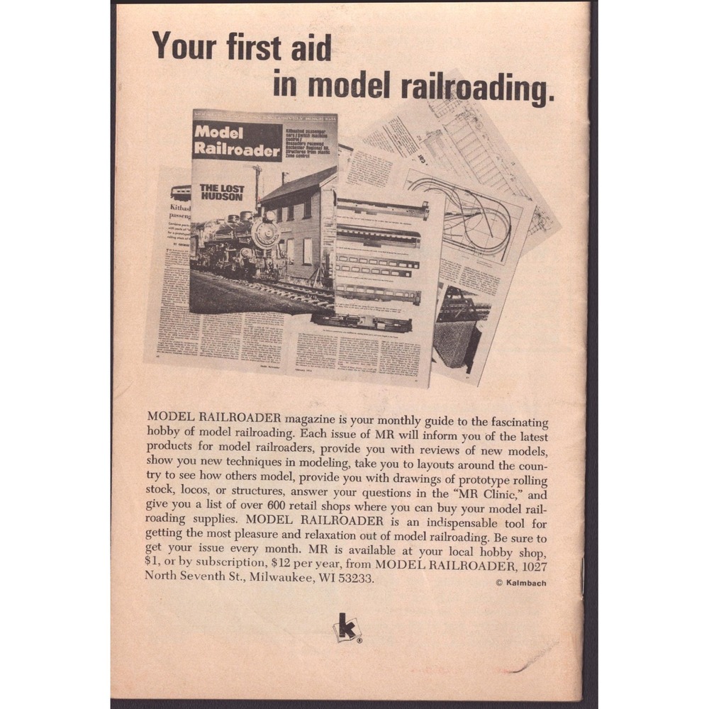 Introduction to Scale Model Railroading Linn H Westcott Kalmbach Booklet 62001 - Picture 2 of 3